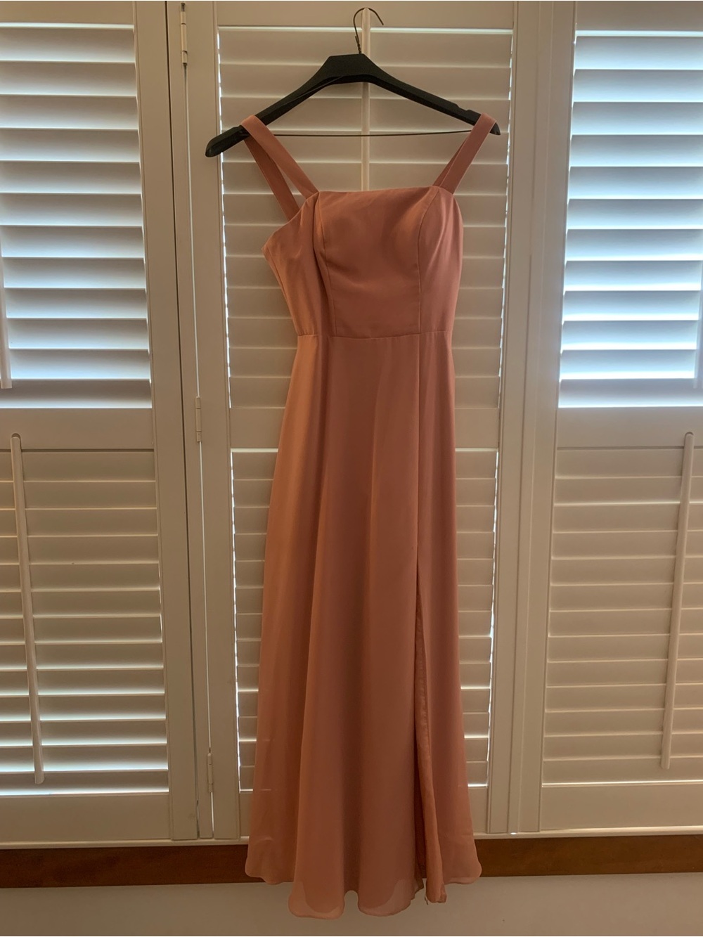 Azazie Dusty Rose Maxi Dress